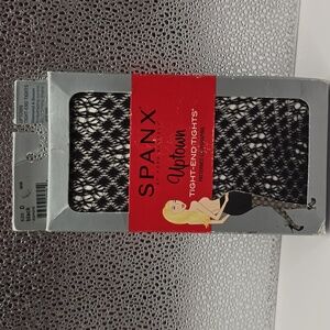 Spanx By Sara Blakely Black Uptown Tight-End Tights Diamond A Dozen Size D